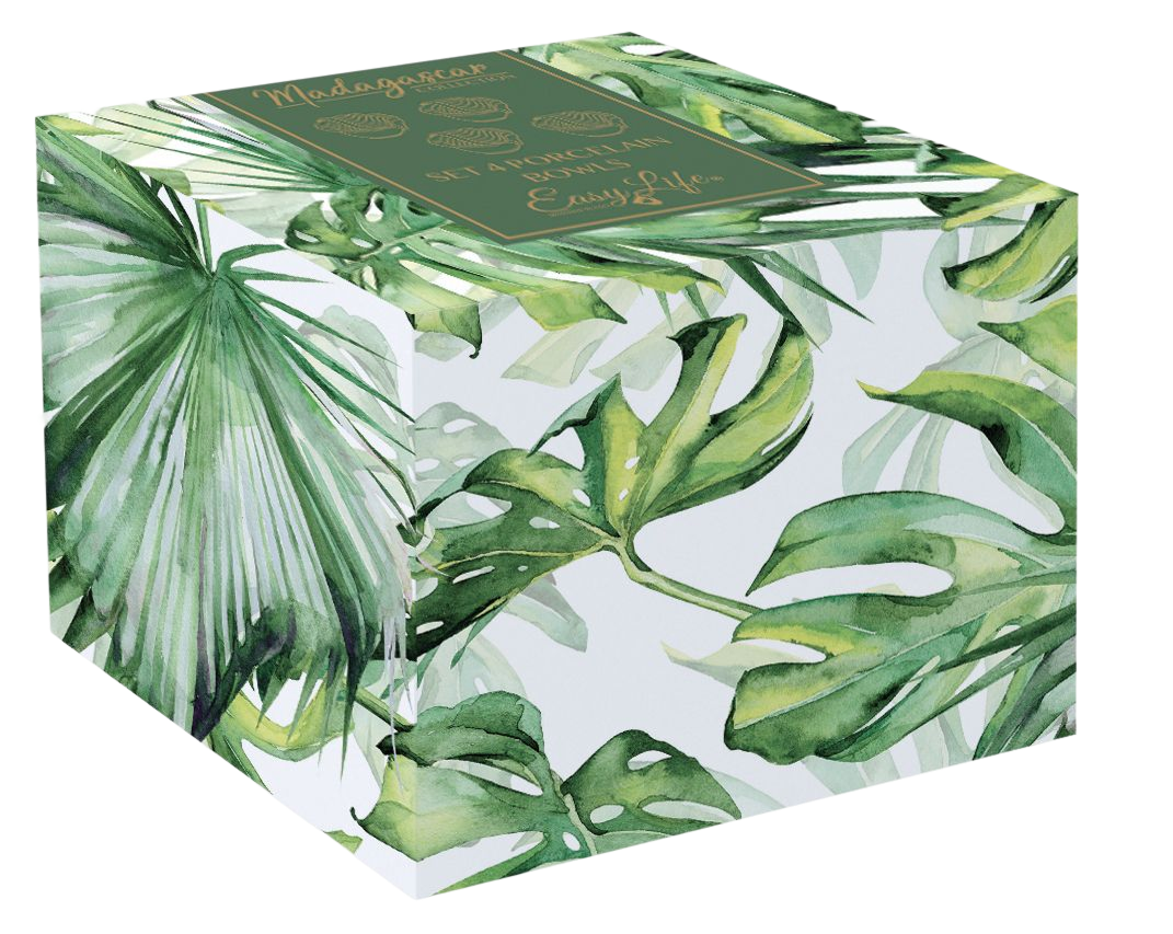Tropical skåle-sæt 10,5cm (4 stk)