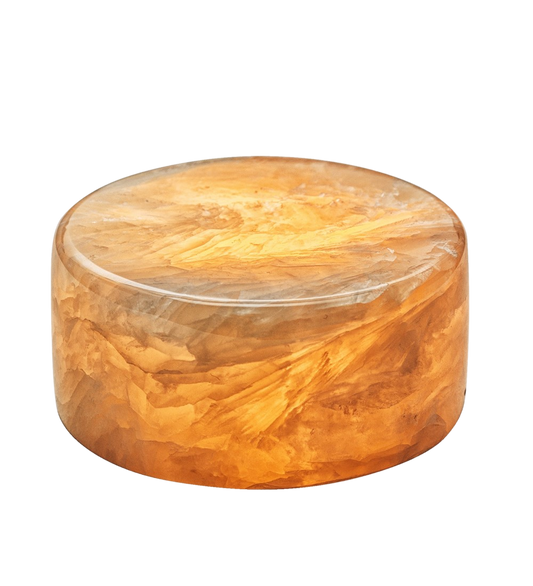 Glow stenlampe – Beige poleret marmor (Lille)