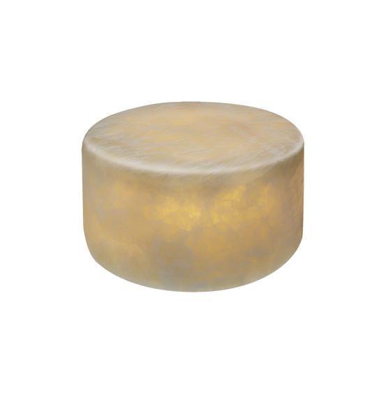 Glow stenlampe – Silke beige mat marmor (Lille)