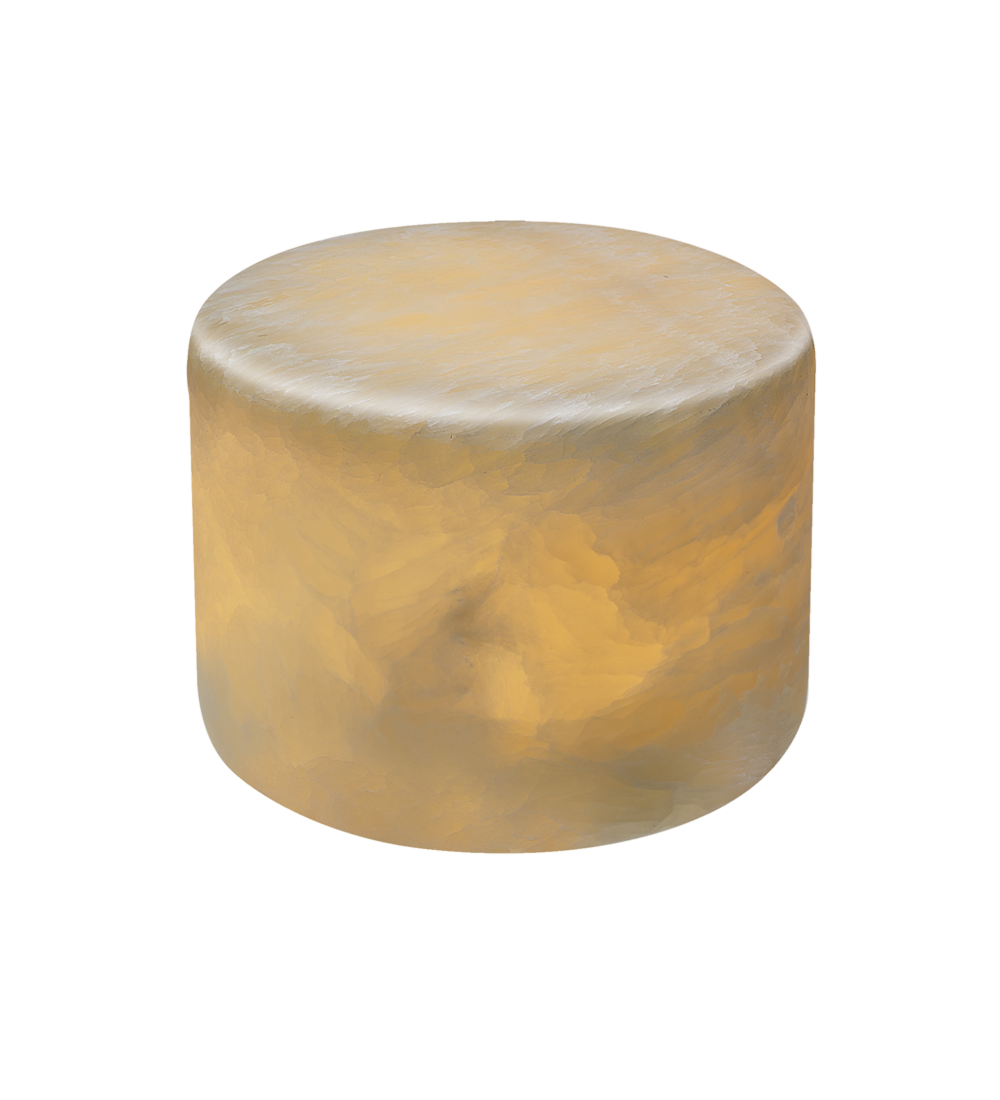 Glow stenlampe – Silke beige mat marmor (Mellem)
