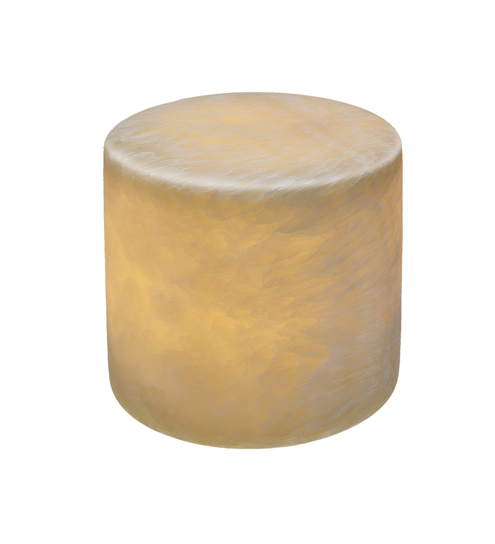 Glow stenlampe – Silke beige mat marmor (Stor)