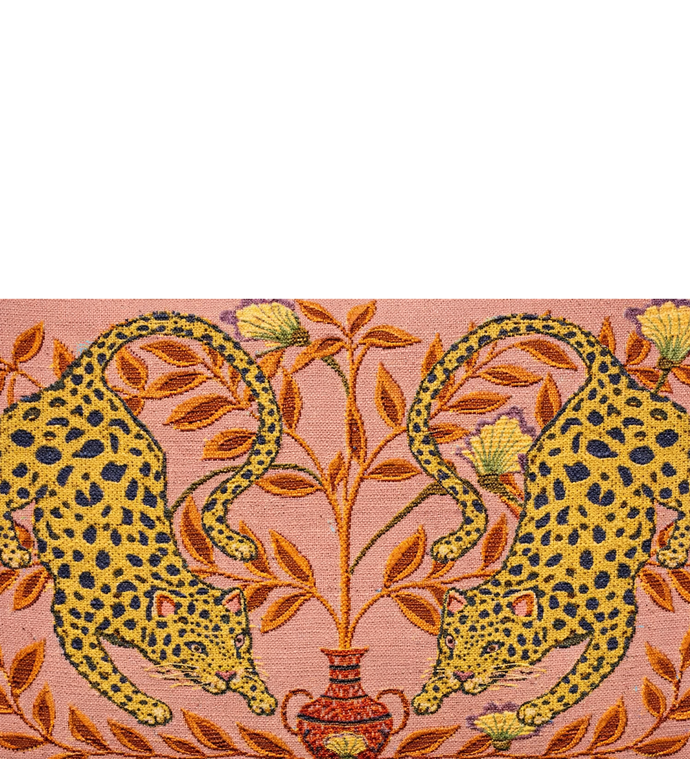 Zuri pude - pink leopard