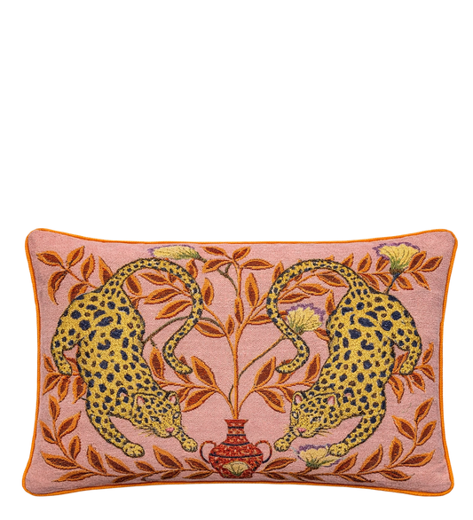Zuri pude - pink leopard