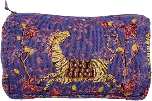Zuri kosmetiktaske -  violet zebra