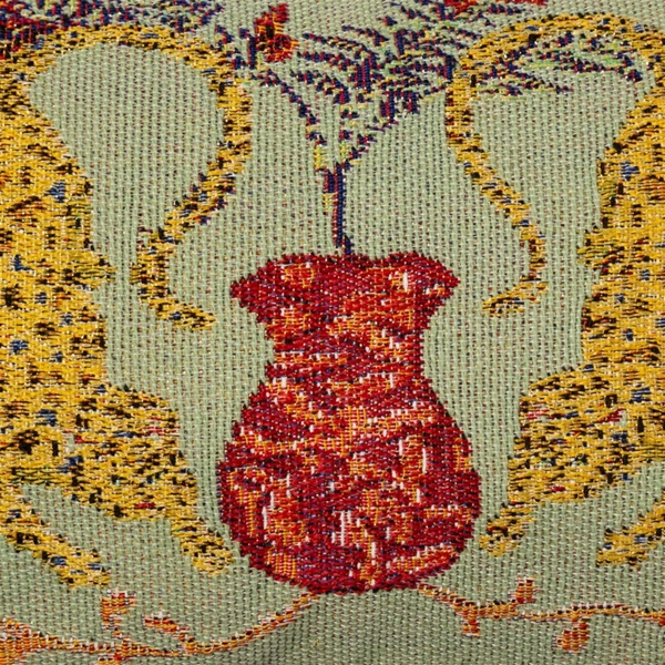 Zuri kosmetiktaske - grøn leopard