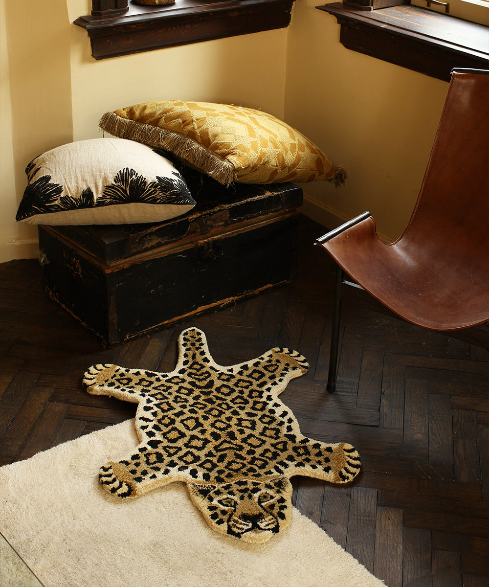 Loony Leopard tæppe